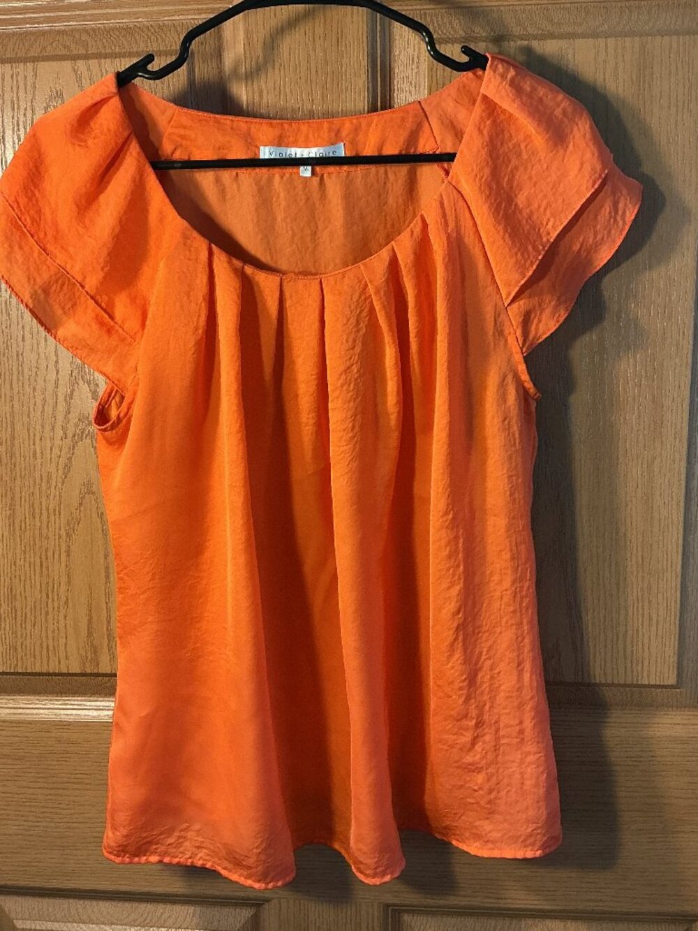 Violet & Claire Orange Blouse